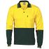 DNC 3846 Green/Yellow Unisex Hi Vis Polo Shirt, 6XL