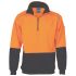 DNC Orange/Navy Unisex Hi Vis Sweatshirt, 3XL