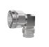 Telegartner Right Angle 50Ω Coaxial Adapter 2.2-5 Plug to 2.2-5 Socket 0 → 6GHz
