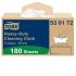 Tork Tork White Non Woven Fabric Cloths for Heavy Duty Cleaning, Box of 180