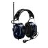 Protector auditivo inalámbricos 3M serie 3M PELTOR WS LiteCom, atenuación SNR 33dB, color Negro