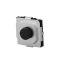 Black Round Button Tactile Switch, SPST 50 mA Surface Mount