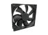 RS PRO Axial Fan, 12 V, DC Operation, 69.6cfm, 2.592W, 180mA Max, 119 x 119 x 25mm