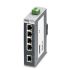 Phoenix Contact Ethernet Switch, 5 RJ45 port, 100 - 240V dc, 10/100Mbit/s Transmission Speed, DIN Rail Mount FL SWITCH,