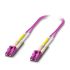 Phoenix Contact LC to LC OM4 Multi Mode Fibre Optic Cable, 2m