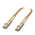 Phoenix Contact LC to LC OM2 Multi Mode Fibre Optic Cable, 1m