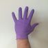 Reldeen Purple Nitrile Disposable Gloves size Large