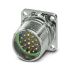 Phoenix Contact Circular Connector, 19 Contacts, Front Mount, M23 Connector, Plug, Male, IP67, M23 PRO Series