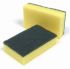 Harrison Wipes Green-Yellow Sponge Scourer 400mm x 154mm