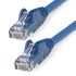 StarTech.com Cat6 Ethernet Cable, RJ45 to RJ45, U/UTP Shield, Blue, 7m