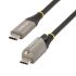 Cable USB 3.1 StarTech.com, con A. USB C Macho, con B. USB C Macho, long. 1m, color Negro/Gris