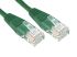 RS PRO Cat6 Male RJ45 to Male RJ45 Ethernet Cable, U/UTP, Green PVC Sheath, 1m