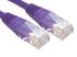 RS PRO, 1m Cat6, Purple RJ45 to Male RJ45 Male, U/UTPUnshielded, Terminated PVC Sheath