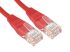 RS PRO Cat6 Male RJ45 to Male RJ45 Ethernet Cable, U/UTP, Red PVC Sheath, 2m
