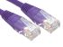 RS PRO Cat6 Male RJ45 to Male RJ45 Ethernet Cable, U/UTP, Purple PVC Sheath, 3m