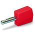 Wago 4 mm Red Male Banana Plug - Cage Clamp Termination, 42V, 20A