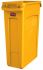 Rubbermaid Commercial Products Slim Jim 23gal Yellow Polypropylene Waste Bin