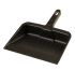 Rubbermaid Commercial Products Black Dustpan & Brush for Hygiene