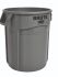 Rubbermaid Commercial Products Polypropylen Mülleimer 10gal Grau T 397mm