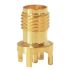 Mueller Electric, jack PCB Mount SMA Connector, 50Ω, Solder Termination, Straight Body