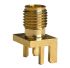 Mueller Electric, jack Edge Mount SMA Connector, Solder Termination, Straight Body