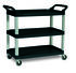 Rubbermaid Commercial Products 3 Shelf Cart Cart, 300lb Load