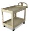 Rubbermaid Commercial Products 2 Shelf Trolley Trolley, 500lb Load