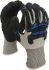 Maxisafe Black, Grey Nitrile Abrasion Resistant Work Gloves, Size 7, Small, Nitrile Micro-Foam Coating