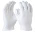 Maxisafe White Polycotton Extra Grip, Good Dexterity Cotton Glove Liners, Size 9