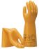 Maxisafe Yellow Natural Rubber Latex Electrical Protection Electricians Gloves, Size 10