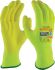 Maxisafe Green Lycra, Nylon Abrasion Resistant Work Gloves, Size 7, Nitrile, Polyurethane Coating