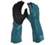 Maxisafe Green Nitrile Chemical Resistant Work Gloves, Size 9, Nitrile, Polyurethane Coating