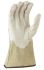 Maxisafe White Leather Welding  Gloves, Size 10
