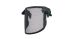 MSA Safety Nylon, Steel Black Shield ProtectorSafety Helmet