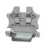RS PRO Grey Feed Through Terminal Block, Single-Level, Cage Clamp Termination