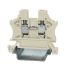 RS PRO White Feed Through Terminal Block, Single-Level, Cage Clamp Termination