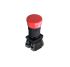 RS PRO Twist Release Emergency Stop Push Button, Panel Mount, 22mm Cutout, 1 NO + 1 NC, IP65