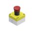 RS PRO Twist Release Emergency Stop Push Button, Surface Mount, 1 NO + 1 NC, IP65