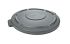 Rubbermaid Commercial Products Grey Resin Bin Lid for BRUTE® Containers, 41.4mm