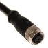 Mueller Electric Straight Female M12 to Unterminated Cable assembly, 2m