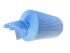 Wiper Supply Services Ltd Centre Feed Roll Cloths Blue Polyester Cloths for Cleaning Hands, Box of 2520
