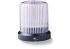 Lampa sygnalizacyjna LED 110–240 V AC Stały Przezroczysty Poziomy, montaż na rurze, pionowy, montaż ścienny LED