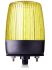 AUER Signal PDMC5 Series Yellow Flashing, Rotating, Steady, Strobe Beacon, 24 V ac/dc, Horizontal, Tube Mounting,