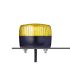 LED jeladó Sárga, Villogó, stabil, LED, Vízszintes, függőleges csőszerelés rögzítésű, 24 V AC/DC