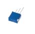 Potenciómetro para PCB NIDEC COPAL ELECTRONICS GMBH, 0.5W, vueltas: 18, Montaje en orificio pasante
