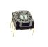 NIDEC COPAL ELECTRONICS GMBH SH-7000, 16 Position, Hexadecimal Rotary Switch, 100 mA, Pin
