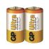 Pilas C, GP Batteries Ultra Alkaline, 1.5V, terminación Plana