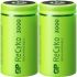 Batterie C ricaricabili Gp Batteries, 3Ah, terminale Piatta