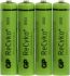 Gp Batteries GP Batteries AAA NiMH Rechargeable Battery, 850mAh, 1.2V