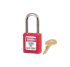 Master Lock Key Safety Padlock, 6mm Shackle
